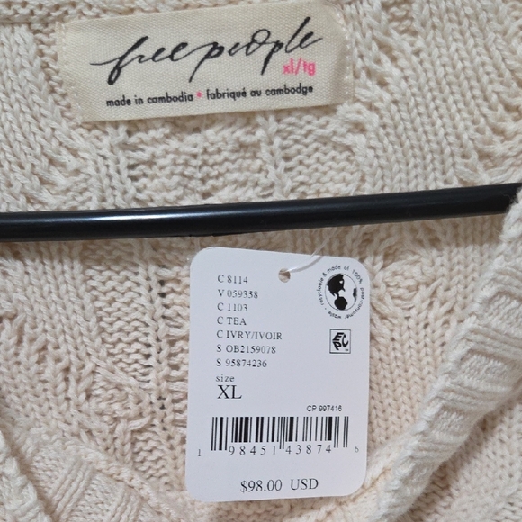 Free People Washed Ashore Sweater - Picture 4 of 5